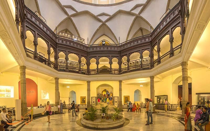عکس لابی موزه پرنس ویلز بمبئی